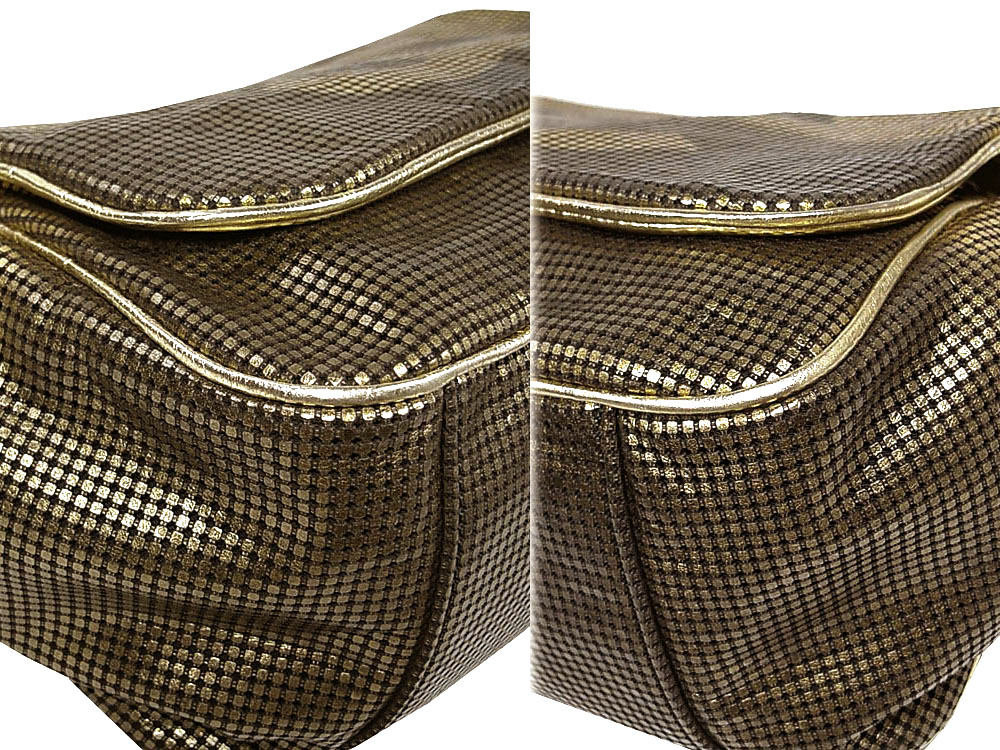 Chanel 11893063 Limited Edition Metallic Gold Hollywood Accordion Flap Shoulder Bag-30209 Chanel 11893063 Limited Edition Metallic Gold Hollywood Accordion Flap Shoulder Bag-30209