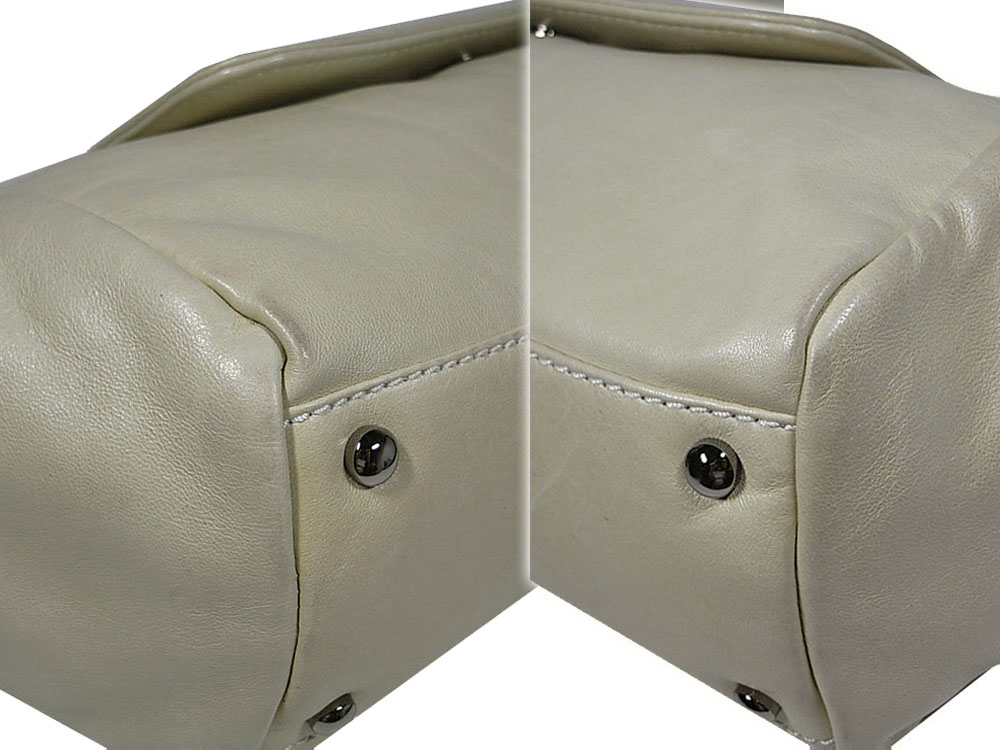90% NEW ! Chanel 10509277 Beige Lambskin Rock ' n Chic Flap Shoulder Bag-5663 90% NEW ! Chanel 10509277 Beige Lambskin Rock ' n Chic Flap Shoulder Bag-5663