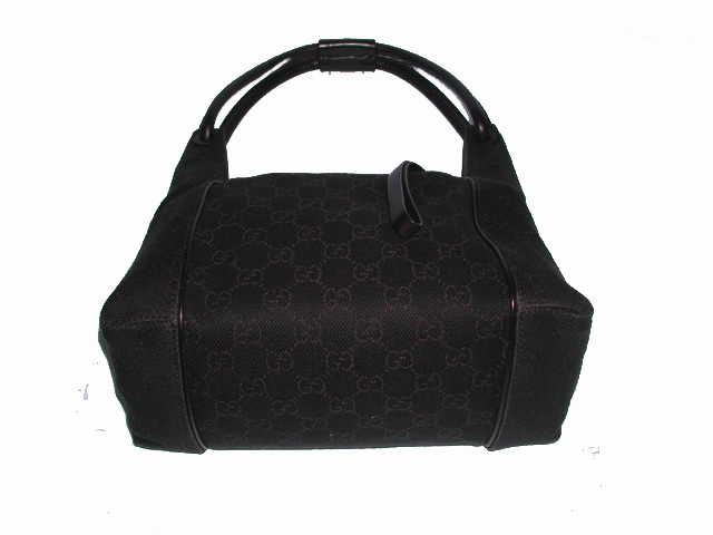Gucci 101333 Denim Brown GG Small Calf Shoulder Bag-30963 Gucci 101333 Denim Brown GG Small Calf Shoulder Bag-30963