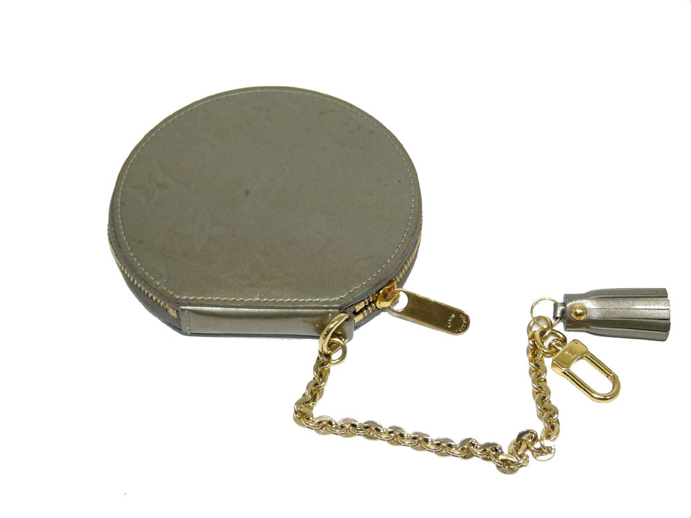 Louis Vuitton M91415 Vernis Grey Coin Purse-22708 Louis Vuitton M91415 Vernis Grey Coin Purse-22708