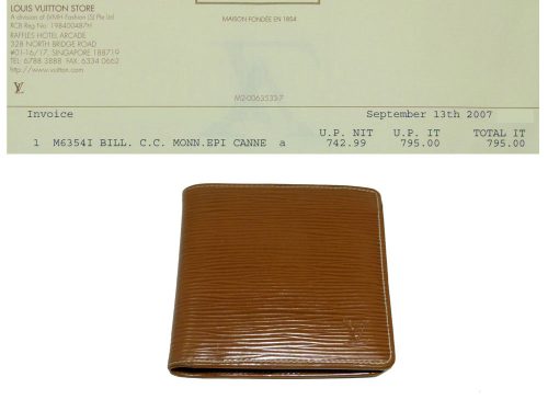 Louis Vuitton Epi Brown Marco Wallet-0