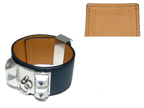 Hermes Etain Swift Collier De Chien (CDC) with Silver Hardware 'P' Stamp Size L-0