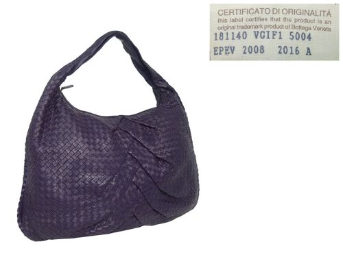 Bottega Veneta Purple Gathered Hobo Maxi Travel Large-0