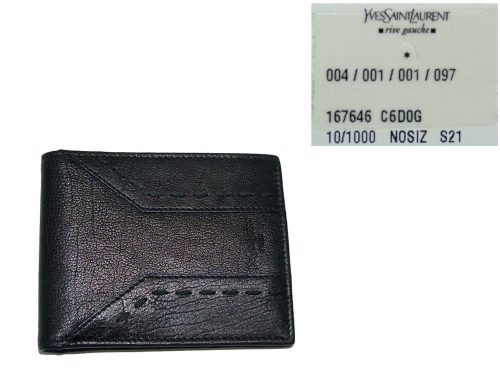 YSL Men Distressed 6 Cards Wallet-0