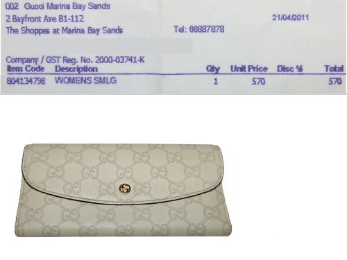 Gucci 256926 Beige Gucccissima Ladies Tokio Guccisima Long Wallet-0