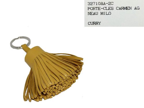 Hermes Carmen Curry Key holder / Bag Charm-0
