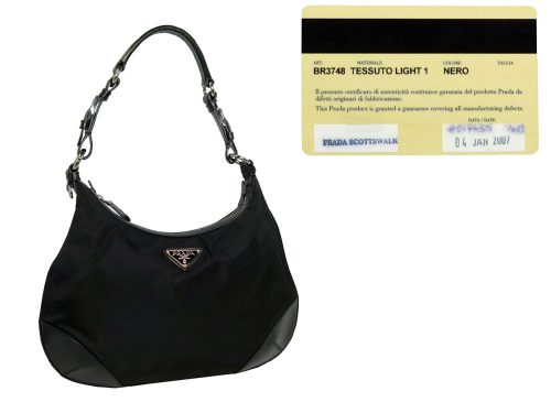 PRADAショルダーバッグVA0728 Tessuto + Saffi Nero Prada VA0728 Black Tessuto + Saffiano Computer Bag - The Attic Place