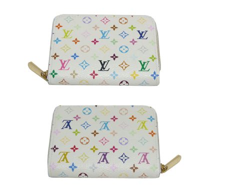 Louis Vuitton M93739 Multicolor White/ Raisin Zippy Wallet (TH1079)-0