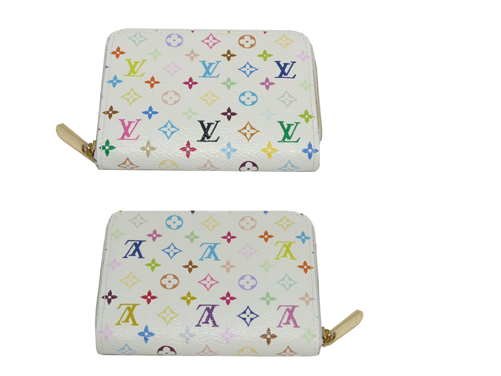 Louis Vuitton M93739 Multicolor White/ Raisin Zippy Wallet (TH1079)-0 Louis Vuitton M93739 Multicolor White/ Raisin Zippy Wallet (TH1079)-0