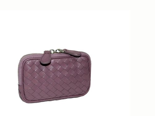 Bottega Veneta 218193 Lilac Zipped Iphone / Card/ Coin Holder-0