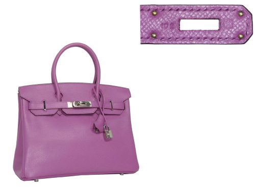 Hermes Birkin 30 Cycalmen Epsom Leather Silver Hardware M Stamp-0