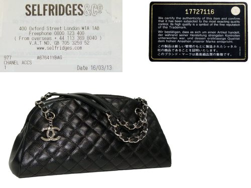 Chanel 17727116 Black Caviar Mademoiselle Medium Silver Hardware-0