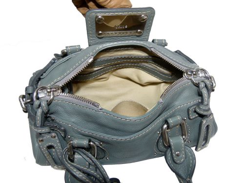 Chloe Grey Paddington Mini Silver Hardware - The Attic Place