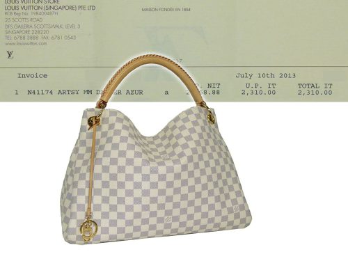 Louis Vuitton N41174 Artsy MM Damier Azur-0