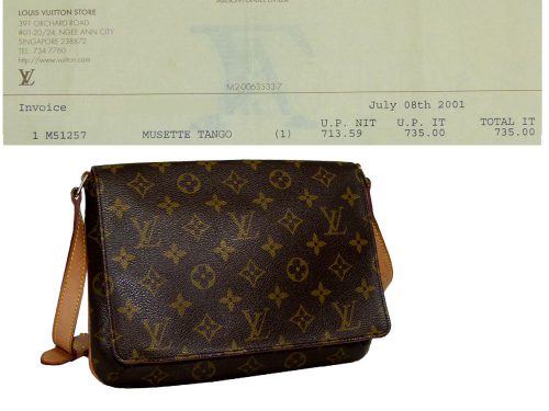 Louis Vuitton M51257 Monogram Musette Tango w short strap-0