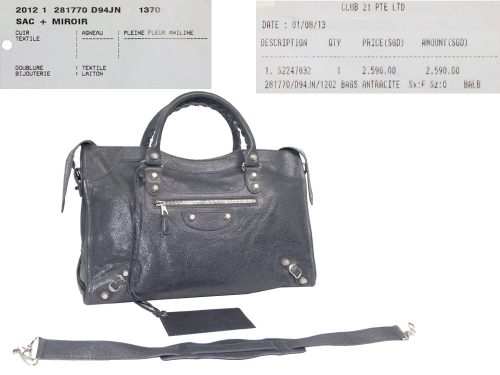 Balenciaga 281770 Antracite City Giant 12 Silver Hardware-0