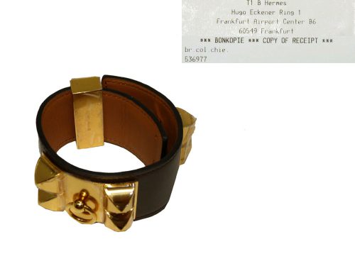 Hermes CDC Chocolate Chamonix Leather Gold Hardware Q Stamp S Size -0