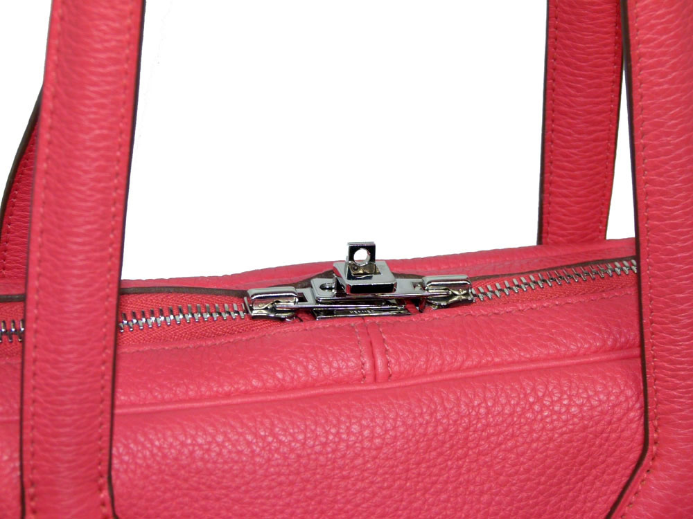 Hermes Rose Jaipur " P " Stamp Victoria Elan PHW Shoulder Bag-27002 Hermes Rose Jaipur " P " Stamp Victoria Elan PHW Shoulder Bag-27002