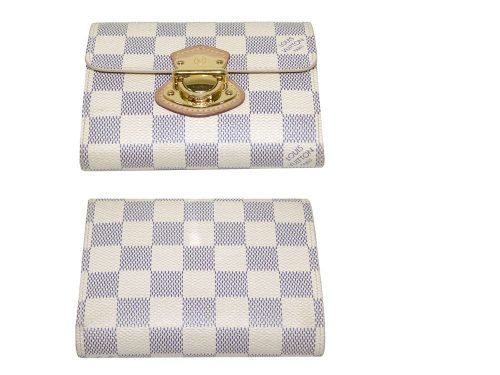 Louis Vuitton N60030 Damier Azur Canvas Joey Wallet-0