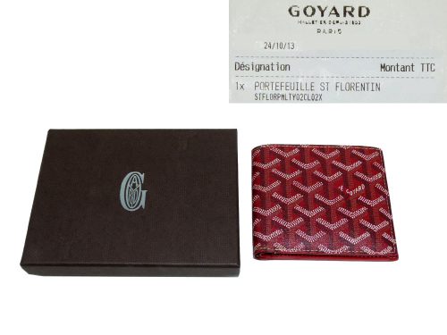 Goyard Red St. Florentin 4 Cards Wallet-0