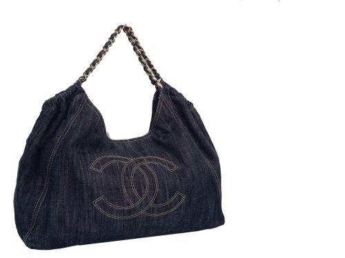 Chanel 11358826 Denim Blue Coco Cabas Large -0