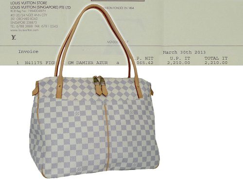 Louis Vuitton N41175 Damier Azur Figheri GM -0