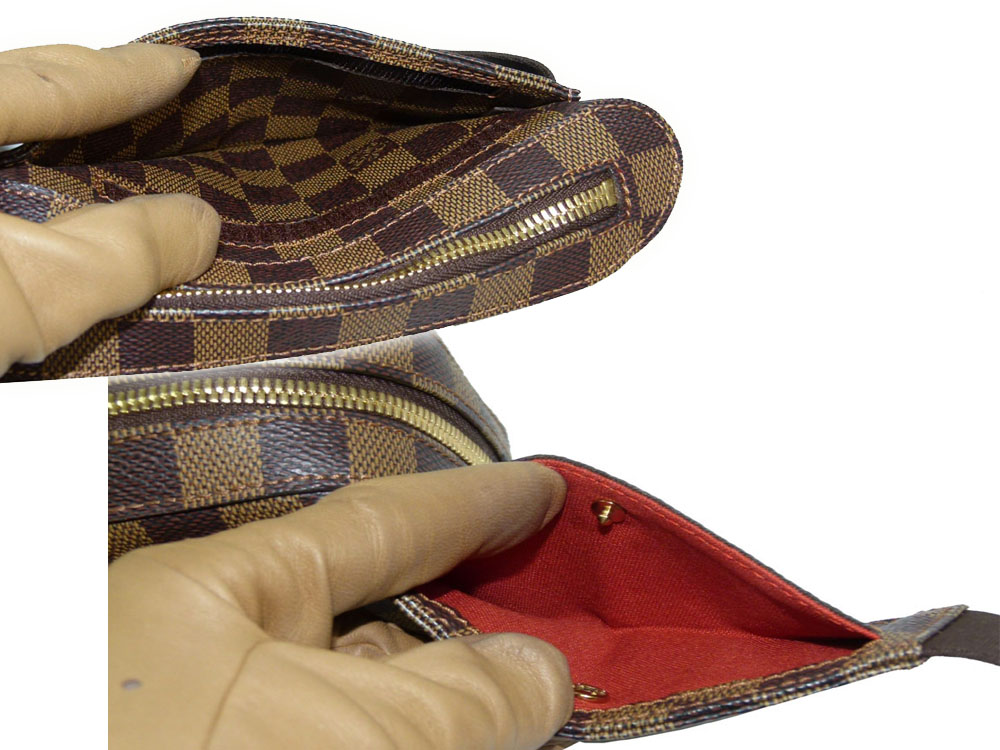 Louis Vuitton N51994 Damier Ebene Geronimos Waist Pouch/ Shoulder Pouch-28563 Louis Vuitton N51994 Damier Ebene Geronimos Waist Pouch/ Shoulder Pouch-28563
