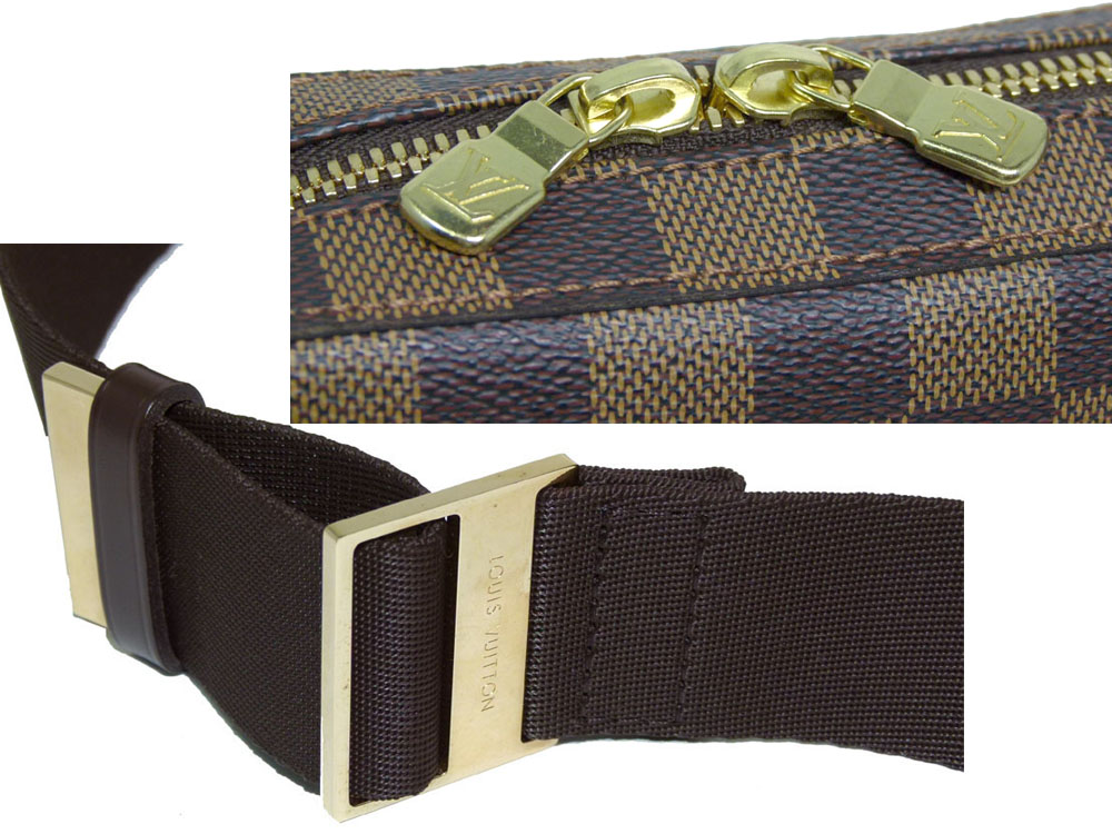 Louis Vuitton N51994 Damier Ebene Geronimos Waist Pouch/ Shoulder Pouch-28565 Louis Vuitton N51994 Damier Ebene Geronimos Waist Pouch/ Shoulder Pouch-28565