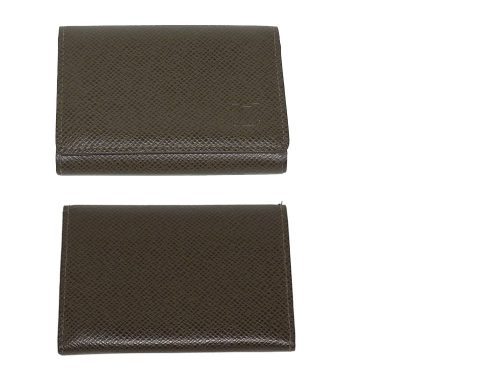 Louis Vuitton M30928 Taiga GRIZZLI Brown Card Holder-0