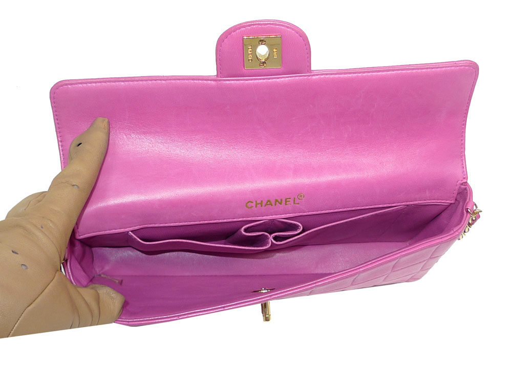 Chanel 7567266 Cherry Calf Chocolate Bar with Gold Hardware-28344 Chanel 7567266 Cherry Calf Chocolate Bar with Gold Hardware-28344