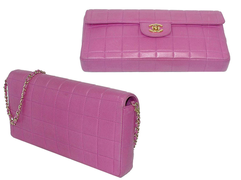 Chanel 7567266 Cherry Calf Chocolate Bar with Gold Hardware-28342 Chanel 7567266 Cherry Calf Chocolate Bar with Gold Hardware-28342