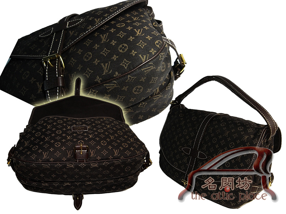 Louis Vuitton M95227 Saumur in Mini Lin Canvas Shouler/ Messenger Bag-28890 Louis Vuitton M95227 Saumur in Mini Lin Canvas Shouler/ Messenger Bag-28890