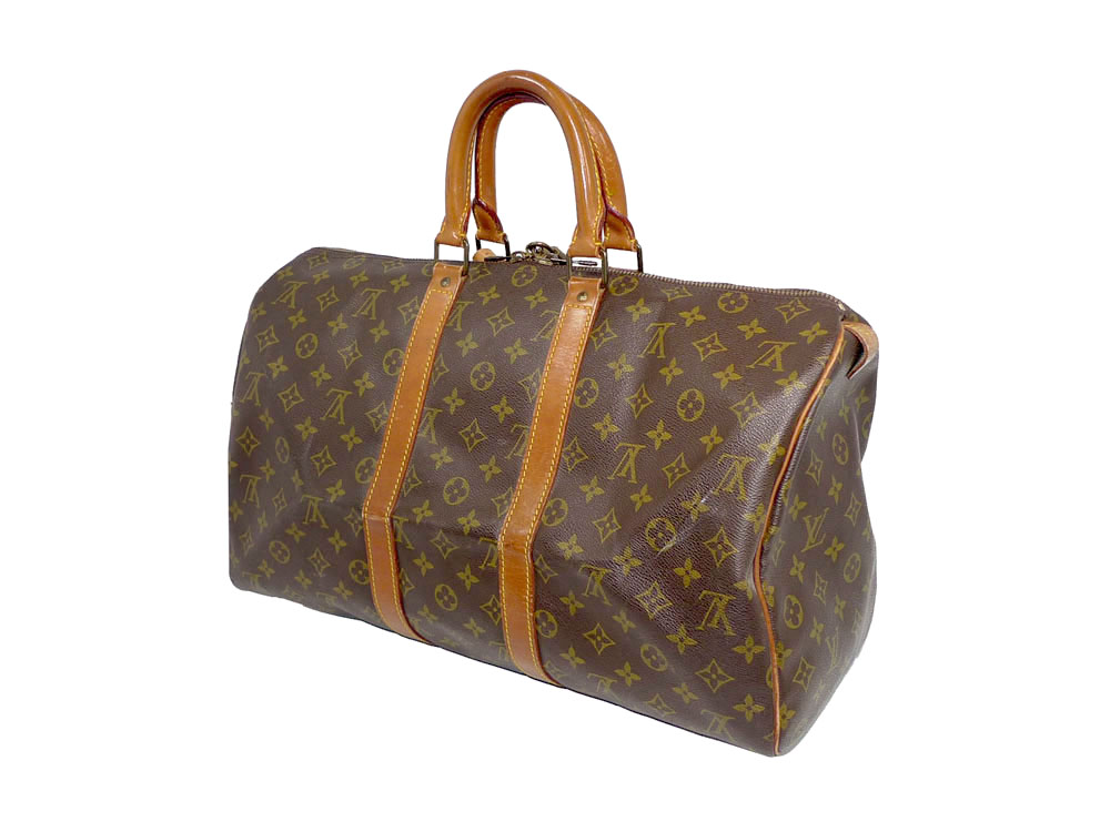 Louis Vuitton M41424 Monogram Keepall 45 Small Size Travel / Weekend Luggage (VL862)-29418 Louis Vuitton M41424 Monogram Keepall 45 Small Size Travel / Weekend Luggage (VL862)-29418