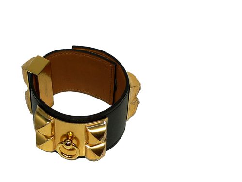 Hermes CDC R Stamp Black CDC Veau Chamonix S Size Gold Hardware-0