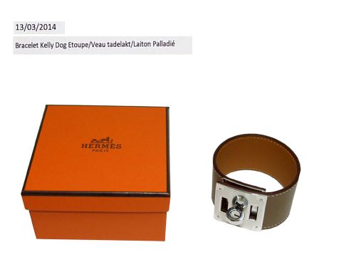 Hermes Kelly Dog Etoupe Chamonix Q Stamp Palladium Hardware-0
