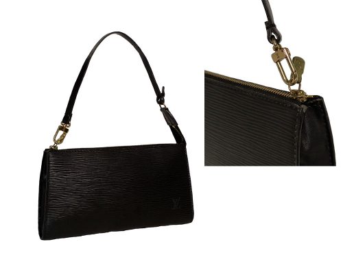 Louis Vuitton M52942 Epi Black Accessories Pouch (CA0938)-0