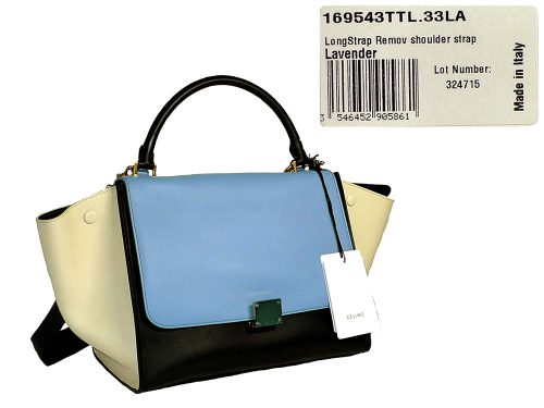 Celine 169543TTL.33LA Lavender Trapez Medium Shoulder Bag-0