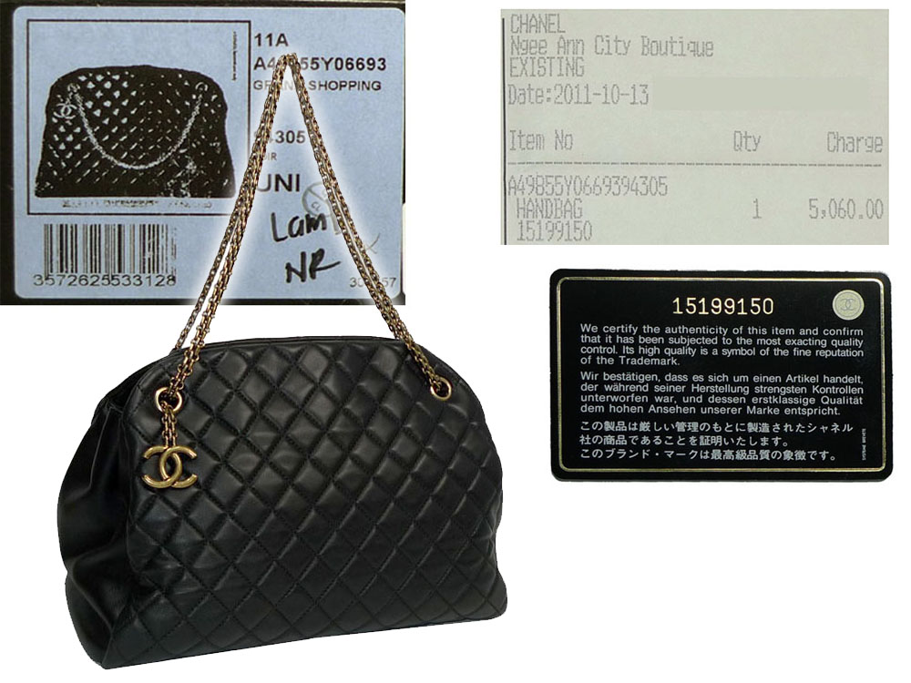 Chanel 15199150 Black Lambskin Mademoiselle Medium Bowling Tote with Gold Hardware-0 Chanel 15199150 Black Lambskin Mademoiselle Medium Bowling Tote with Gold Hardware-0