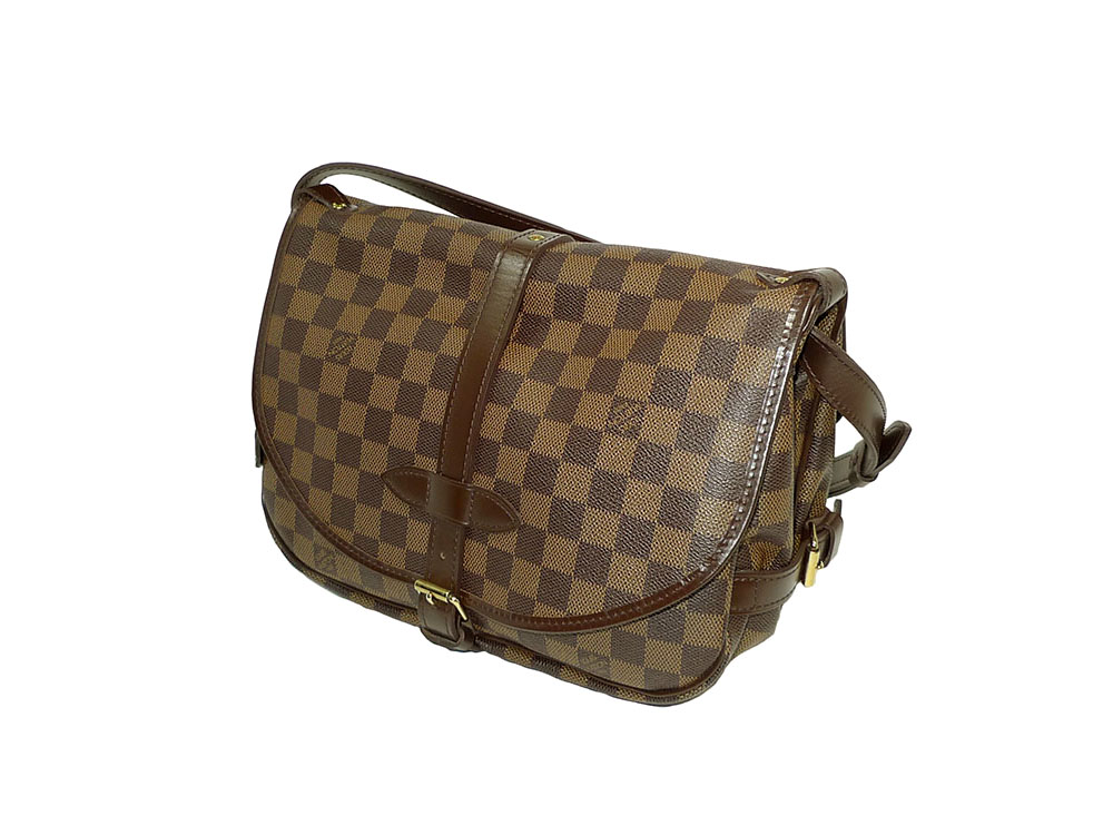 Louis Vuitton Damier Saumur MM 30cm Custom Made Unisex Shoulder/ Messenger Bag-33174 Louis Vuitton Damier Saumur MM 30cm Custom Made Unisex Shoulder/ Messenger Bag-33174