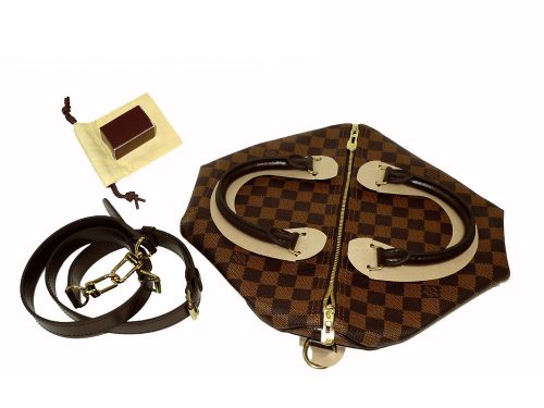 Louis Vuitton N41367 Damier Canvas Speedy 30 Bandouliere with Shoulder Strap -0