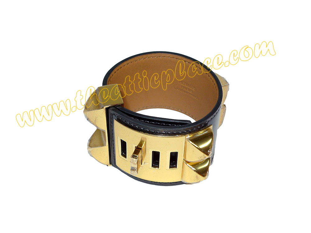 Hermes CDC Black R Stamp Gold Hardware S Size-35030 Hermes CDC Black R Stamp Gold Hardware S Size-35030