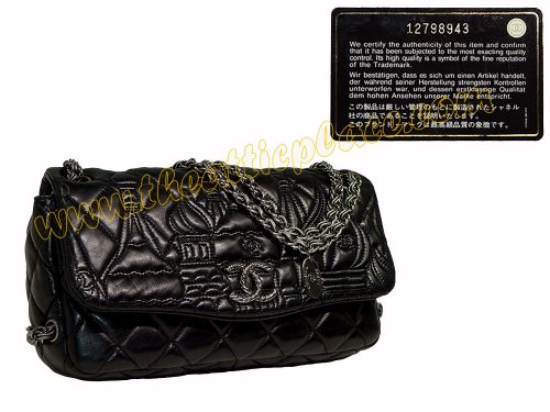 Chanel 12798943 Black Lambskin Macau Limited Collection-0