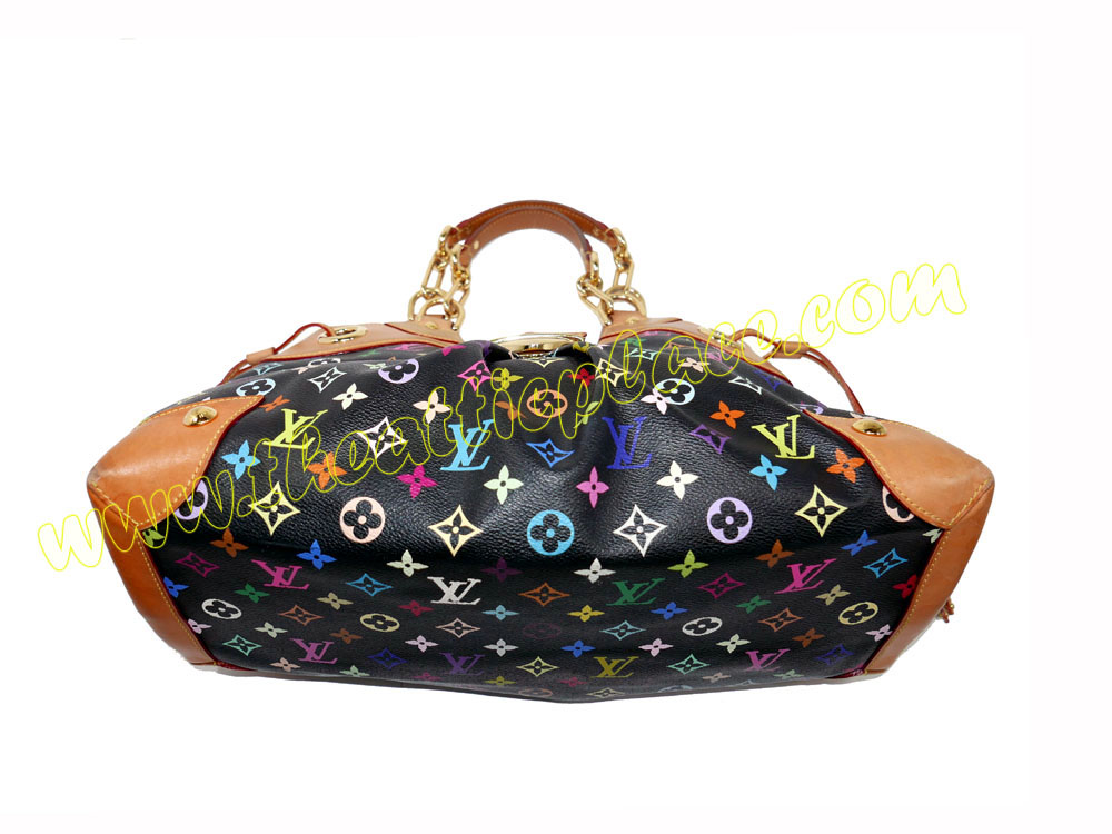 Louis Vuitton M40124 Multicolor Black Ursula Shoulder Bag-35264 Louis Vuitton M40124 Multicolor Black Ursula Shoulder Bag-35264