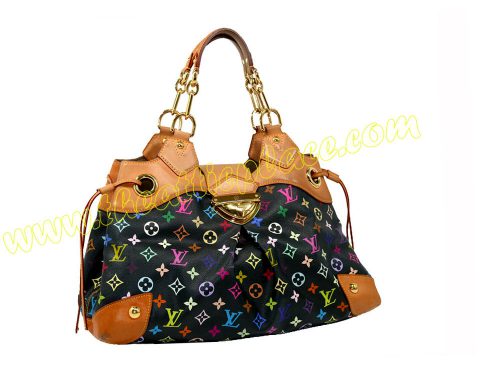 Louis Vuitton M40124 Multicolor Black Ursula Shoulder Bag-0