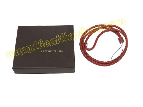 Bottega Venta Brick Woven Lanyard/ ID Tag for Unisex-0