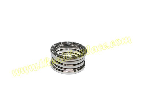Bvlgari 4 Bands Ring Size 53 White Gold -0
