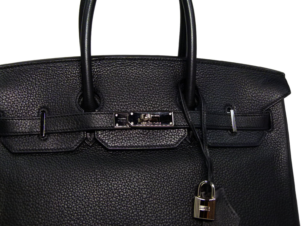 Hermes Birkin 35 Black Togo L Stamp Palladium Hardware-36131 Hermes Birkin 35 Black Togo L Stamp Palladium Hardware-36131