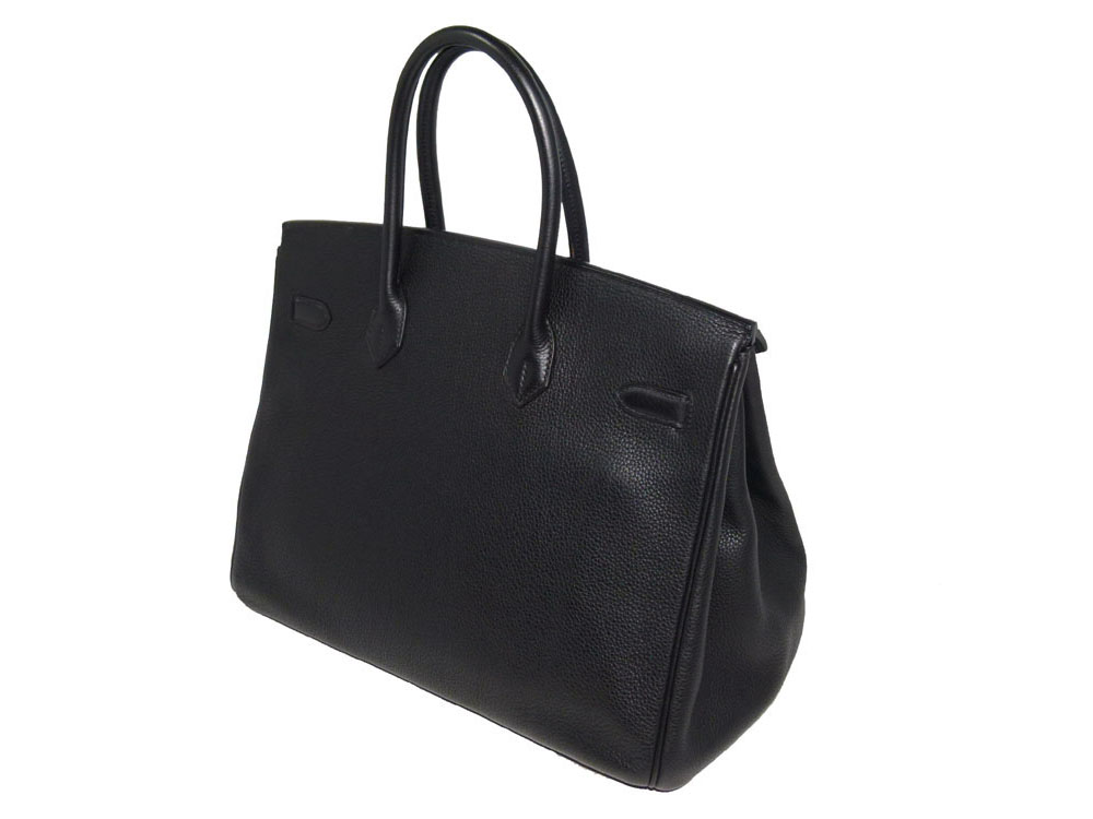 Hermes Birkin 35 Black Togo L Stamp Palladium Hardware-36130 Hermes Birkin 35 Black Togo L Stamp Palladium Hardware-36130