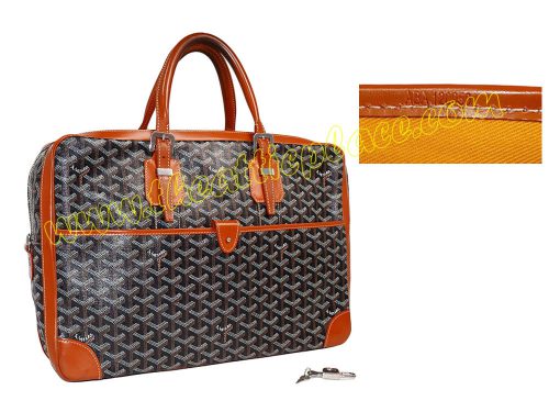 Goyard Tan Ambassade Unisex Document / Laptop Tote -0