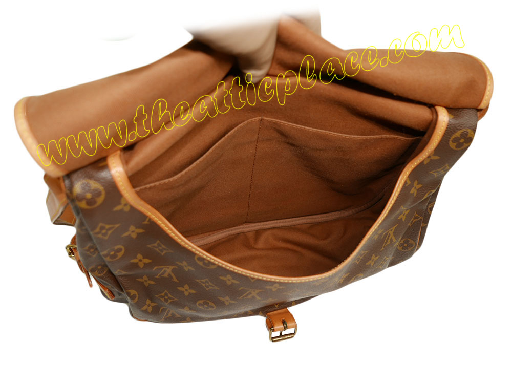 Louis Vuitton M42254 Saumur 35 Large Vintage Messenger Sling Bag for Unisex-36888 Louis Vuitton M42254 Saumur 35 Large Vintage Messenger Sling Bag for Unisex-36888